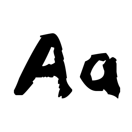 Ah Carbon! Font preview