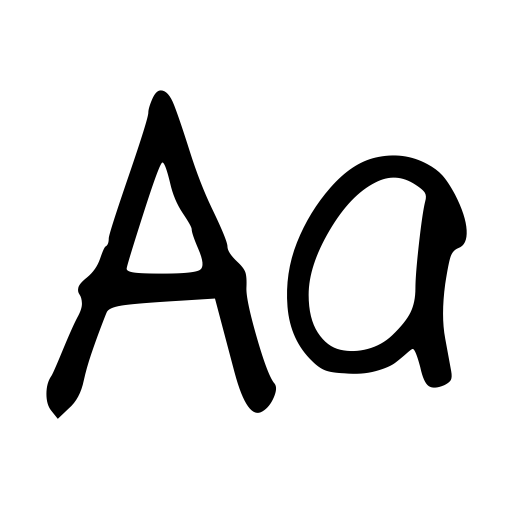 AJPutMeFirst Font preview