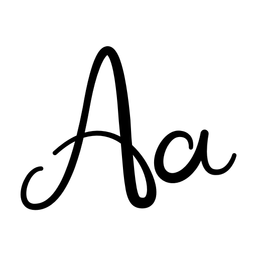 Ajuslly Font preview