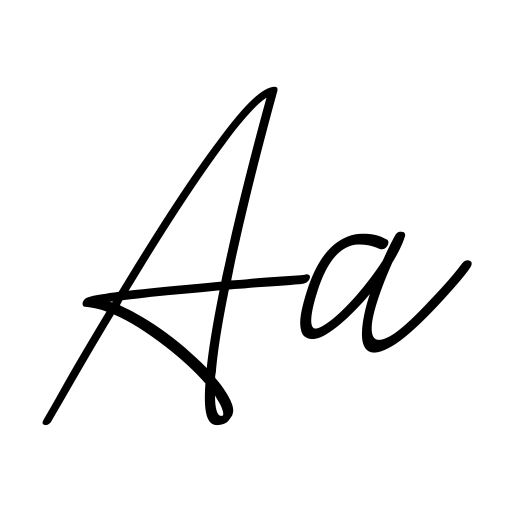 Alamanda Santika Signature Font preview