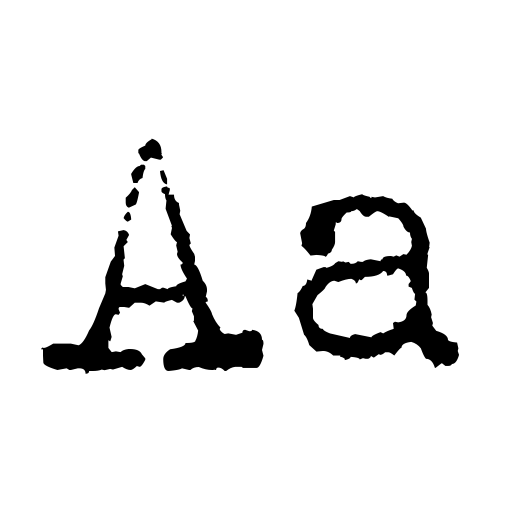 Albertsthal Typewriter Font preview