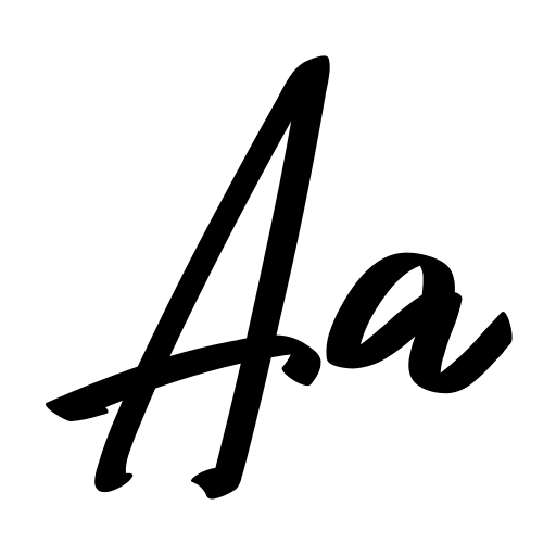 Algenta Font preview