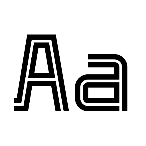 Algorithma Font preview