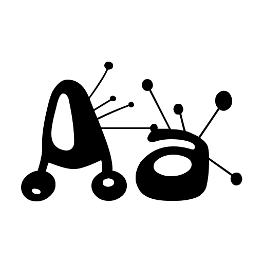 alien language Font preview