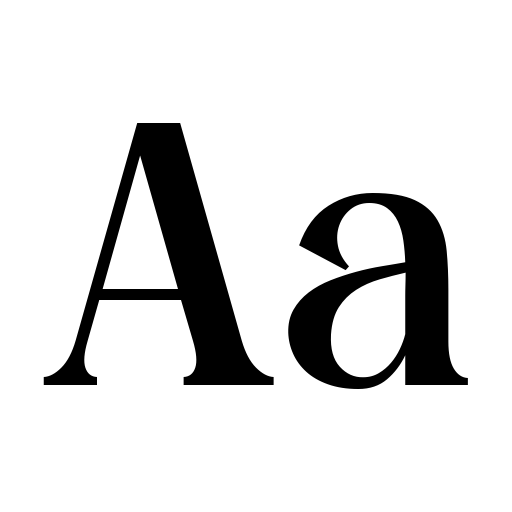All in Font preview
