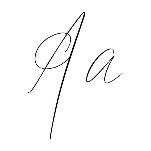 Almond signature Font preview