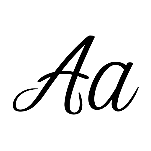 Almond Font preview