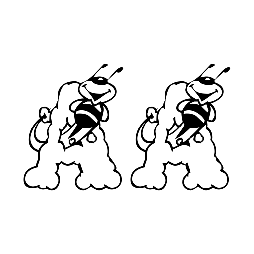 AlphaBizzyBee Font preview