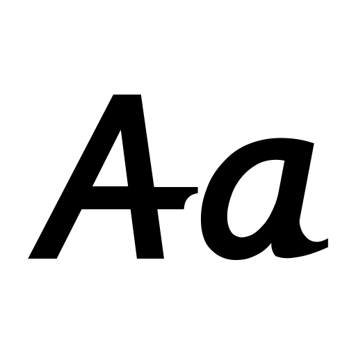 Alpha crisp Font preview