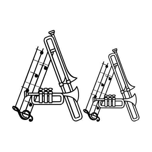 AlphaMusicMan Font preview