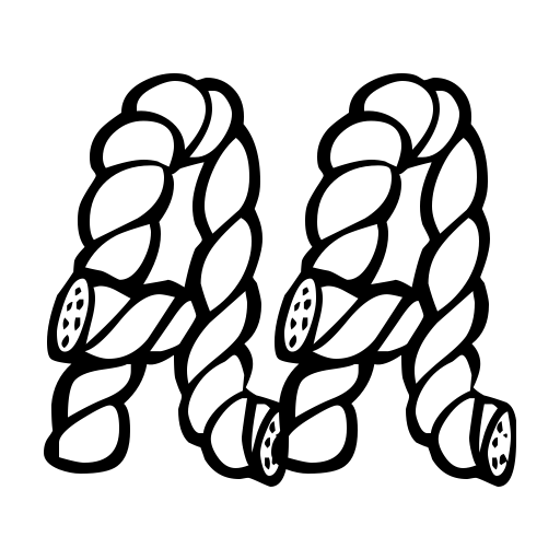AlphaRope Font preview