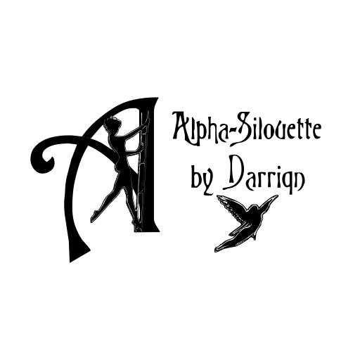 Alpha-Silouette Font preview