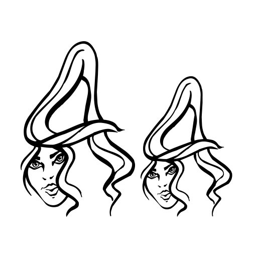 AlphaWomanHair Font preview