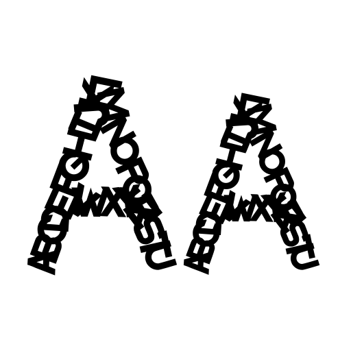 ALPHABETH Font preview
