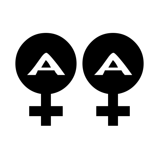 AlphaShapes female Font preview