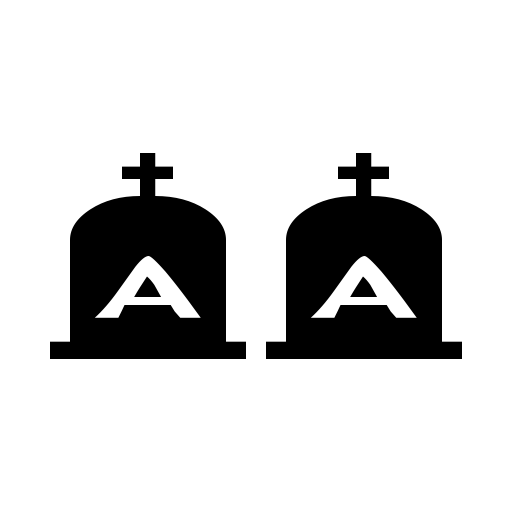 AlphaShapes gravestones 3 Font preview