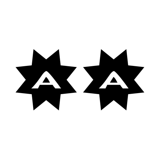 AlphaShapes stars 3 Font preview
