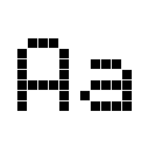 AlphaSmart 3000 Font preview