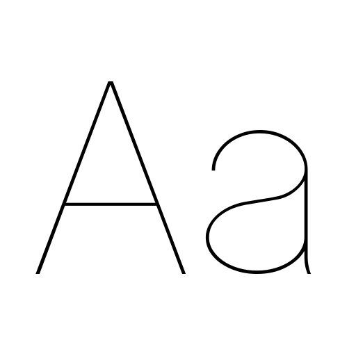 Altera Font preview