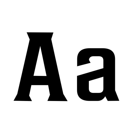 AlterousText Font preview