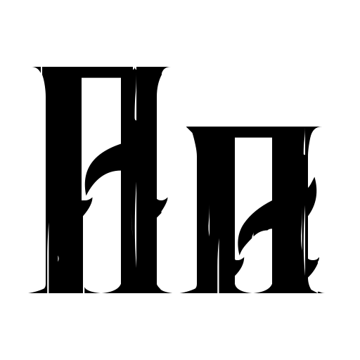 ALTRASHED-rough Font preview