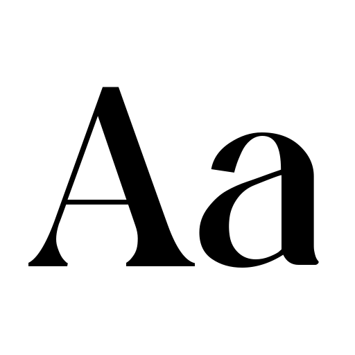 AluvionDisplay Font preview