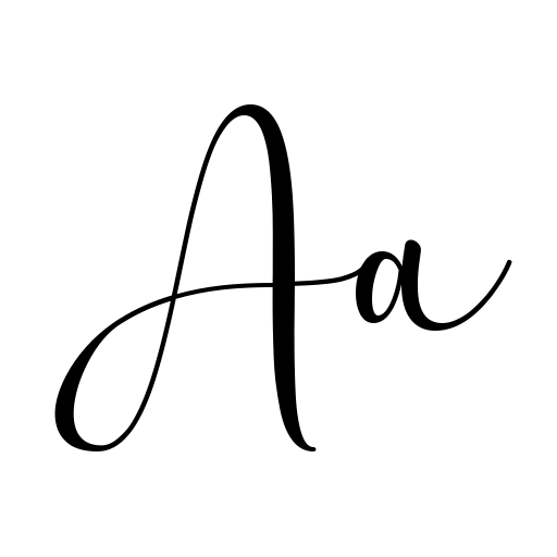 Smiling Font preview