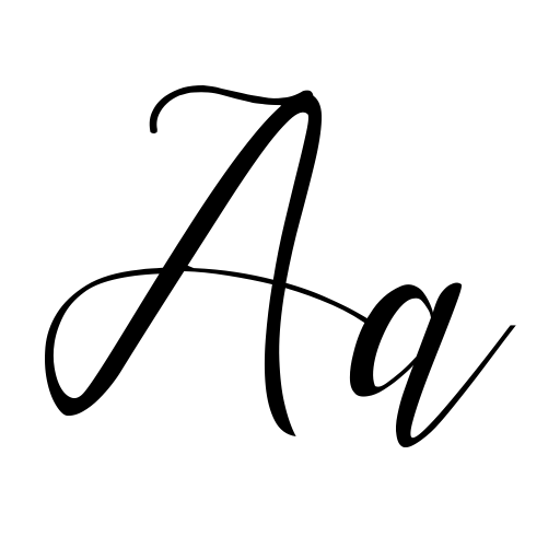 alysa scrip Font preview