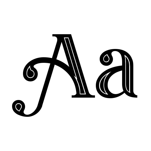 Amadeust Inline Font preview