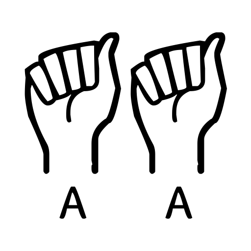 American Sign Lenguage Font preview