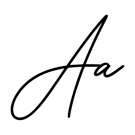 American Signature Font icon