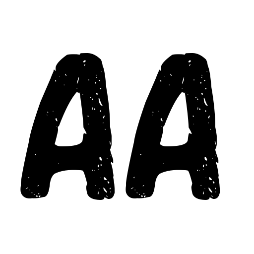 Amerio Rough Font preview