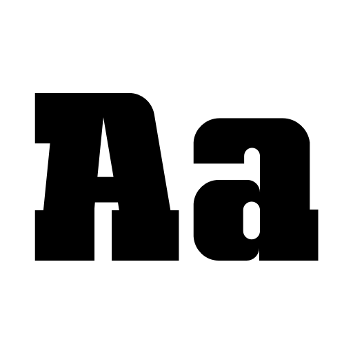 Amoba Font preview