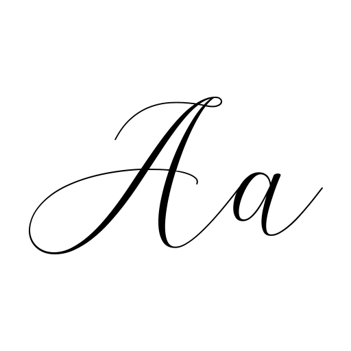 Amory Font preview