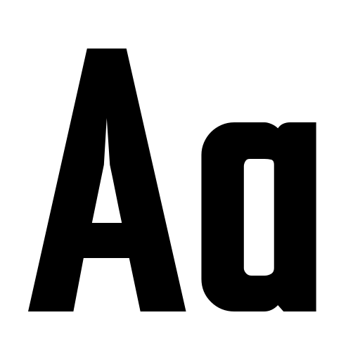 Ampero Font preview