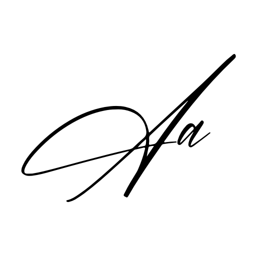 Amsterdam Signature Font icon