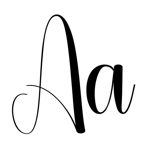 Amused Font preview