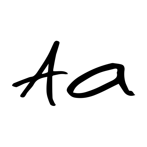 AndNow Hand Font preview