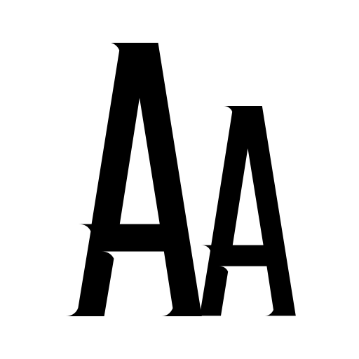 Angkasa Display Font icon