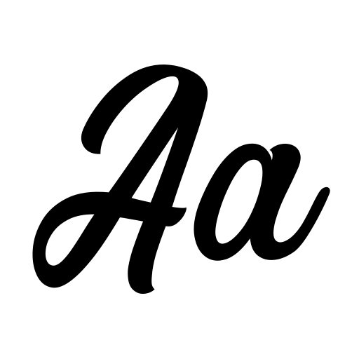 Angler Letter Font preview