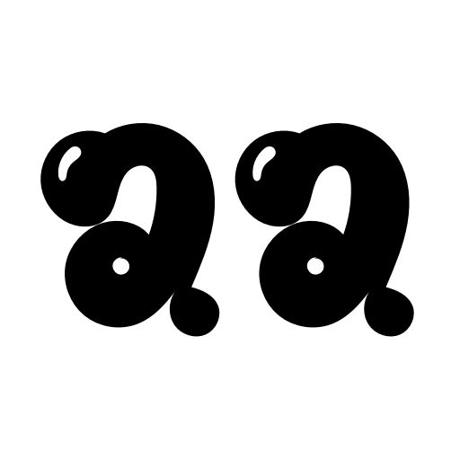 Animation Font preview