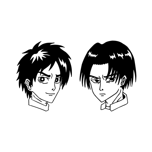 Anime Attack On Titan Image Font preview