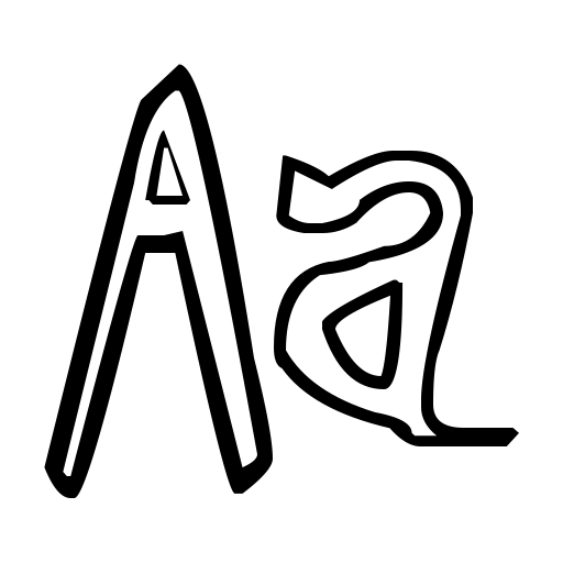 Anime I Font preview