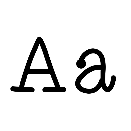 AniTypewriter Font preview