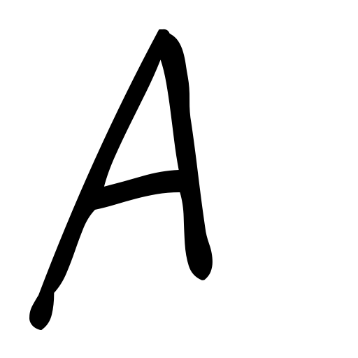 ANOTHER HAND OF CRE Font preview
