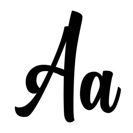 AntharisDemo Font preview