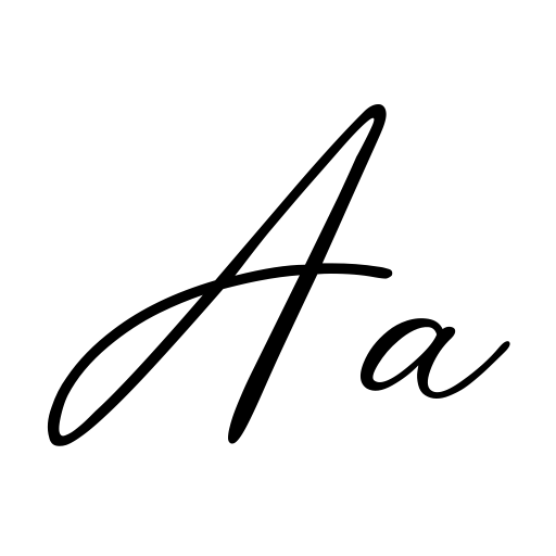 AnthoniaSignature Font preview