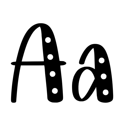 APRICOT Font preview
