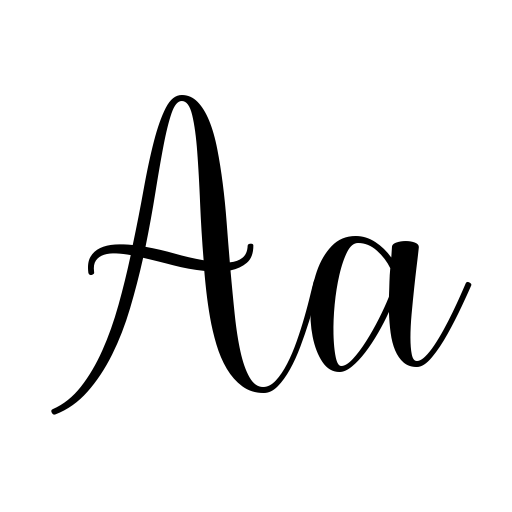 Arabela Script Font icon