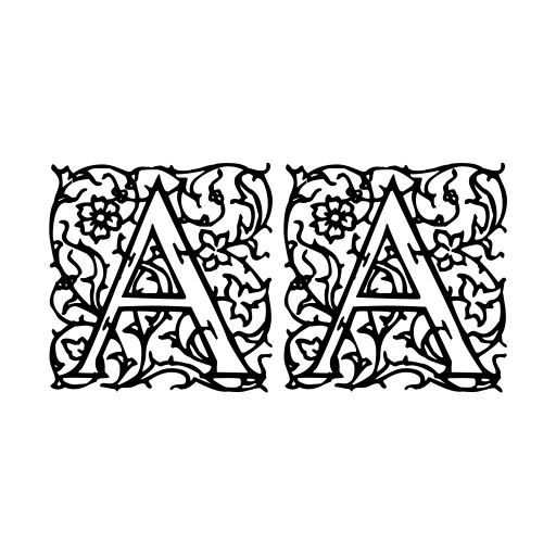 Arabesque Initialen Font preview